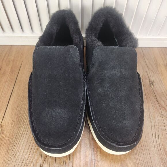 Sperry Moc-Sider Base Core Black Womens Sz 6 M Suede Casual Slip On Loafer Shoes - Picture 9 of 11